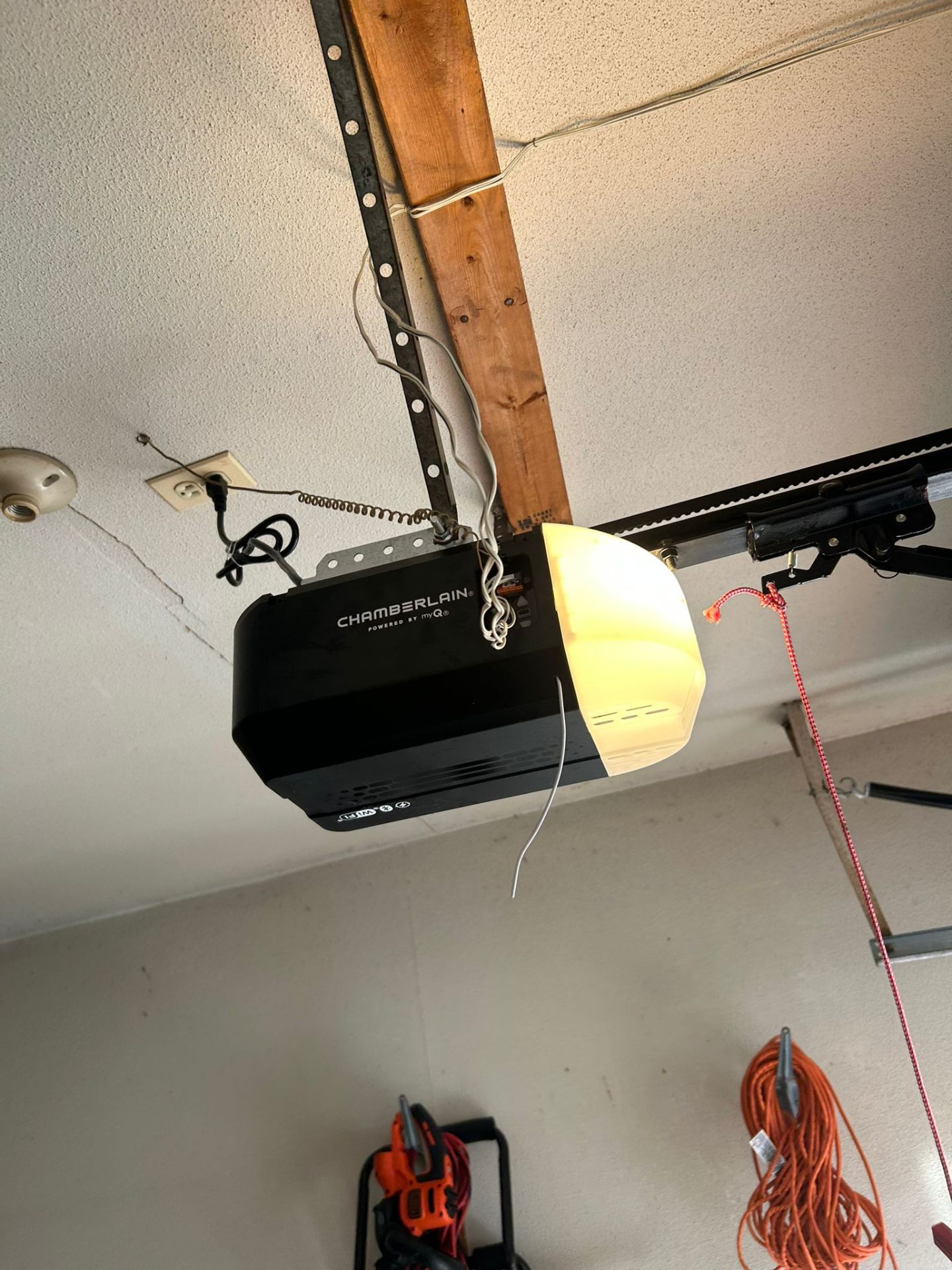 Chamberlain myQ Wi-Fi opener installed by Fast Garage Door Services